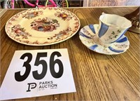 Masons Plate & China Cup/Saucer