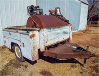 80''X73''Pickup utility bed on trailer,