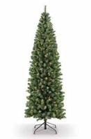 7.5' PRE-LIT SLIM ARTIFICIAL CHRISTMAS TREE