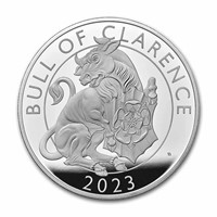 2023 10 Oz Silver R. Tudor Beasts Bull Of Clarence