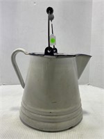 ENAMELWARE COFFEEPOT  - WITH LID - 12 INCHES