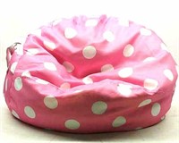 Bean Bag - Pink Polka Dots