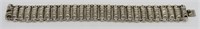 Vintage Silver Filigree Jerusalem Link Bracelet