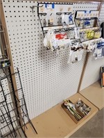 Peg Board Store Rack Only--Not the stuff on it
