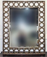 Cantoni Geometric Framed Beveled Mirror
