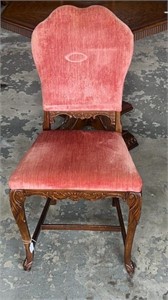 French Walnut Vanity Chair