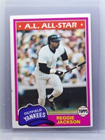 Reggie Jackson 1981 Topps