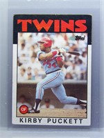 Kirby Puckett 1986 Topps