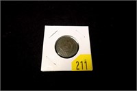 1864 U.S. 2-cent piece, high grade