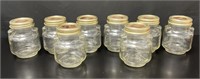 8 Vtg Consumers Shouldered Glass Mason Jars NEW