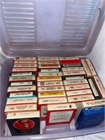 Lot of 41 miscellaneous genre 8 track tapes