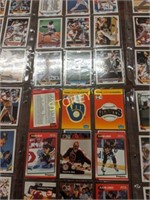 10 Pages of Asst. Sports Card