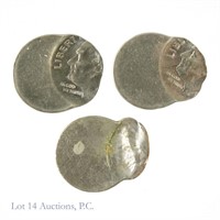 Off-Center Roosevelt Dimes (Gem BU) -3