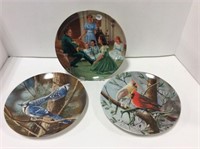 3 Collectors Plates - Sound of Music, Cardinal,