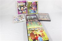 Disney DVDs, and Wolds Fair CD, Princess & Frog et