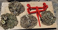 2- 9200 lb Binders/ 4- 3/8" Chains