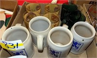 GERMAN  MUGS,  OTHER  GLASSES