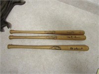 (3)Louisville slugger #125 baseball bats