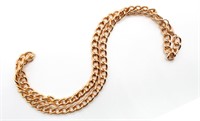 Rosè Gold Tone Chain Form Necklace