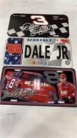 Dale and Dale Jr. license plates.
