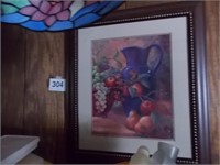 Still life framed & matted picture, 31 1/2" x 27