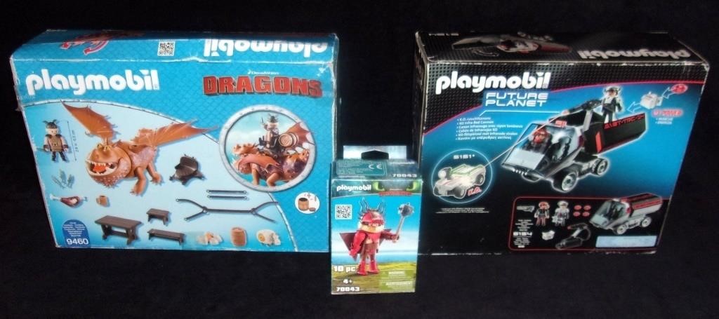 New Playmobil play sets.
