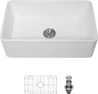 Sarlai 30 Inch Farmhouse Ceramic Sink