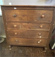 NICE SOLID WOOD FOUR DRAWER DRESSER