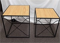 2 Stackable Side Tables