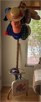K - HAT RACK WITH HATS,SEAT CUSHION ETC(K17)
