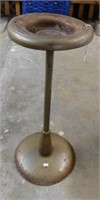 Mid Century metal smoking stand, 23" tall