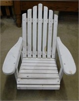 Child's wooden Adirondack chair