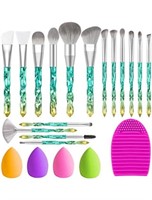 SET OF 16 MAKEUP SPONGE AND BRUSH MIX