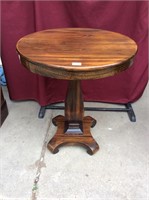 Beautiful Vintage Empire Style Pedestal Table