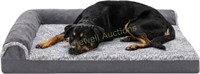 Furhaven Dog Bed  Gray  Jumbo  102x81x20 cm