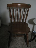 Wood frame chair