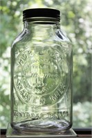 Vintage Horlick's Malted Milk Bottle - With Lid