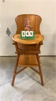 1950’s Wood High Chair