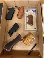 Assorted pistol grips