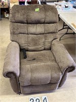 Electric Power Recliner Brown Like New