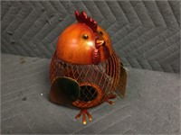 Metal Chicken Piggy Bank