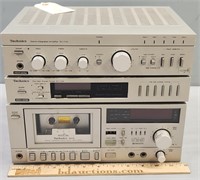 Technics Stereo System Amp & Tuner Works