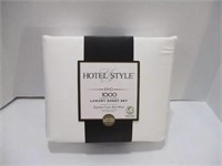 Hotel Style King Sheet Set Egyptian Cotton 1000