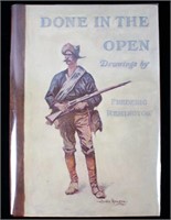 1902 Frederic Remington "Done In The Open"