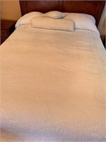 White Cotton Chenille Bed Spread