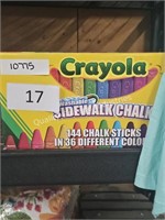 144ct crayola sidewalk chalk