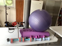 Assorted Work out equipment
