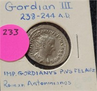 GORDIN III 238-244 A.D. ROMAN COIN