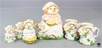 Omnibus Bear Cookie Jar Set