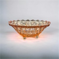 Pink American Fostoria Footed Bowl